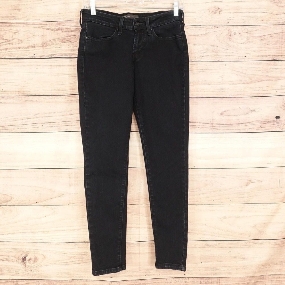 Levi's Legging Jegging Jeans Womens 4P Black Dark Wash Stretch 27x27 Denim